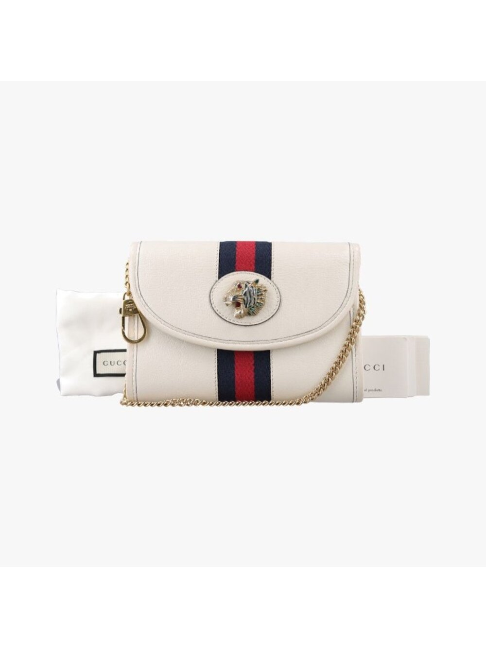 Gucci Rajah White Leather